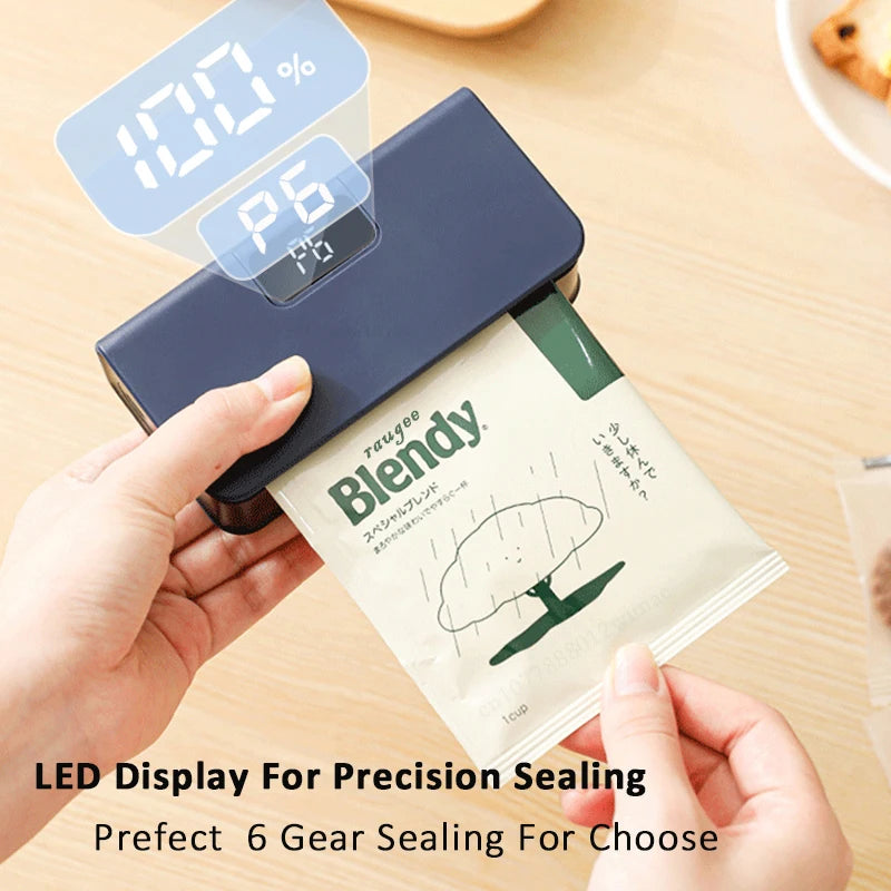 Selladora de bolsas Isodara: modos de sellado y pantalla LED